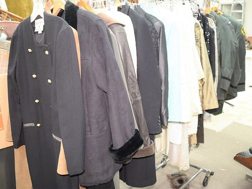 RACK OF CLOTHING TO INCLUDE DRESSES,