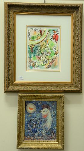 FOUR FRAMED PIECES AFTER MARC CHAGALL  37b3e6