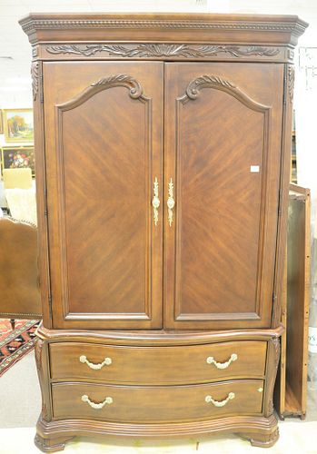 CONTEMPORARY ARMOIRE HAVING TWO