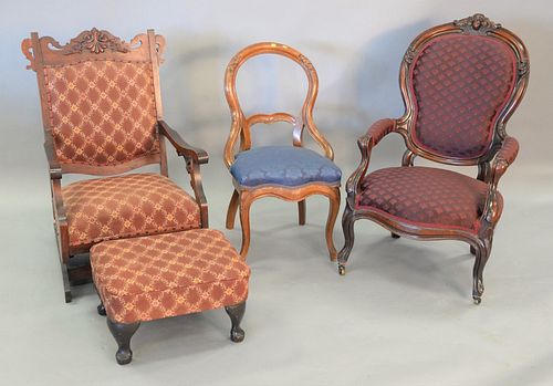 SEVEN PIECE VICTORIAN LOT TO INCLUDE