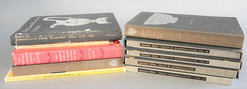 BOX OF BOOKS ON SILVER TO INCLUDE