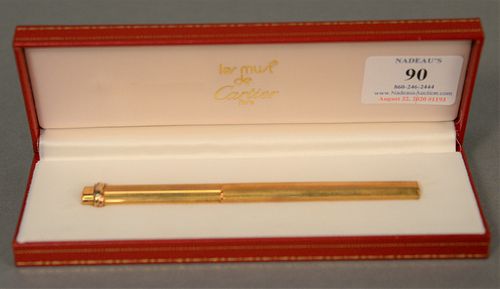 CARTIER LES MUST GOLD PLATED BALLPOINT