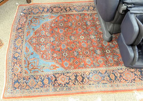 BIDJAR ORIENTAL THROW RUG WORN  37b49c