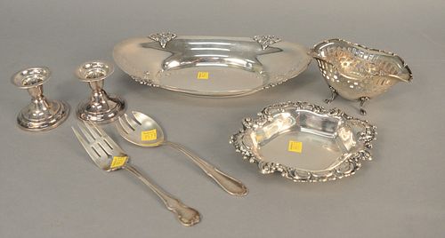 STERLING SILVER TRAY LOT TO INCLUDE