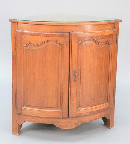 CONTINENTAL OAK CORNER CABINET 37b507