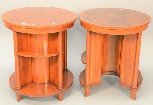 PAIR OF CONTEMPORARY SIDE TABLES 37b50e