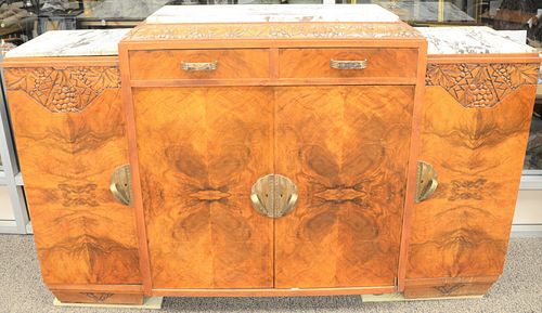 ART DECO SIDEBOARD WITH THREE MARBLE 37b551