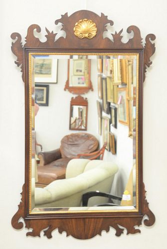 HENKEL HARRIS MAHOGANY FRAMED BEVELED 37b613