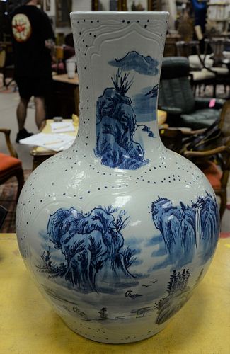 LARGE CHINESE PORCELAIN VASE BOTTLE 37b62e