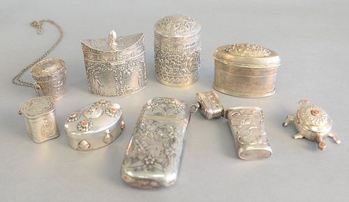 LOT OF SILVER BOXES THE TALLEST 37b652