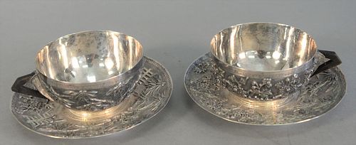 CHINESE SILVER 4 PIECE LOT TO INCLUDE 37b675