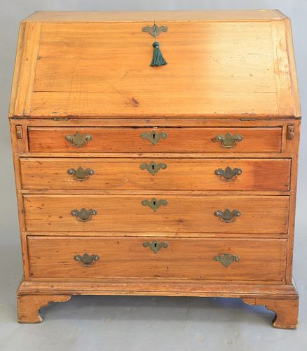 CHIPPENDALE CHERRY SLANT LID DESK  37b682