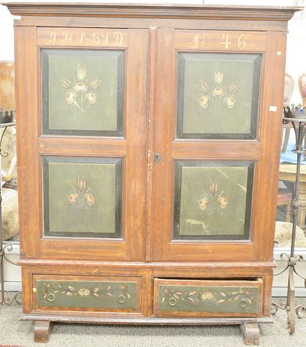 PAINT DECORATED CHIFFEROBE HAVING 37b696