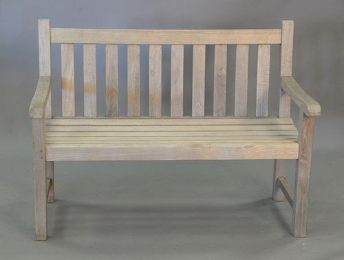 TEAK BENCH, HT. 36", WD. 48".Teak