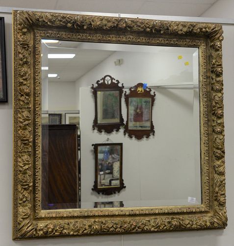 LARGE SQUARE CONTEMPORARY FRAMED