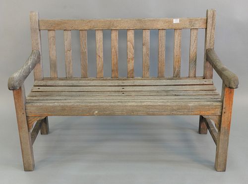 BARLOW TYRIE OUTDOOR TEAK BENCH,