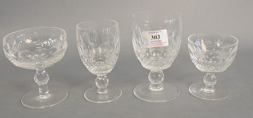 FORTY-FOUR WATERFORD COLLEEN GLASSES