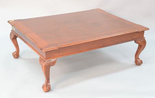 ETHAN ALLEN CHIPPENDALE-STYLE COFFEE