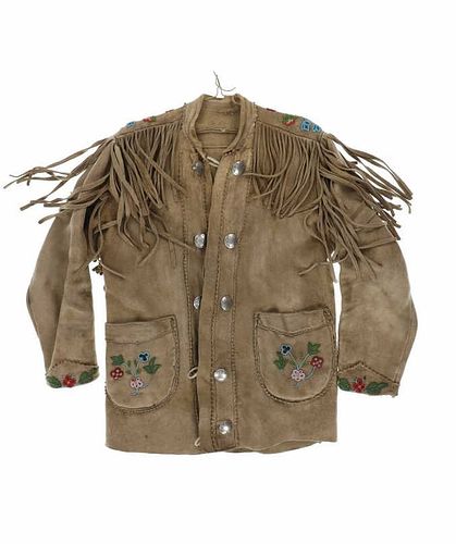 19TH CENTURY METIS CREE BEADED 37b7f2