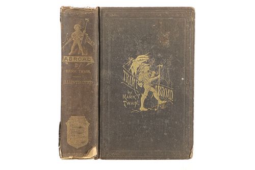 1880 "A TRAMP ABROAD" BY MARK TWAIN