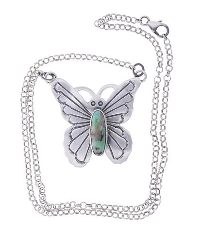 NAVAJO STERLING SILVER BUTTERFLY 37b848