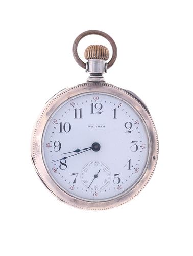 WALTHAM FAHYS COIN SILVER 17J POCKET