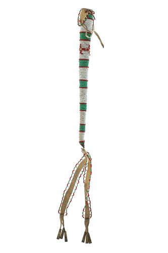 CA 1900 CROW BEADED HIDE AWL 37b8c7