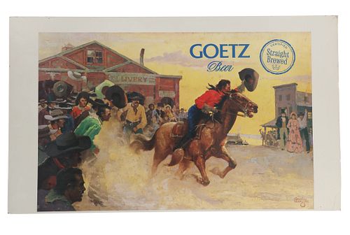 1950-60 GOETZ BEER ADVERTISING