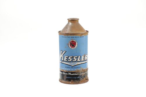 1950S KESSLER BEER CONE TOP CAN 37b9e9