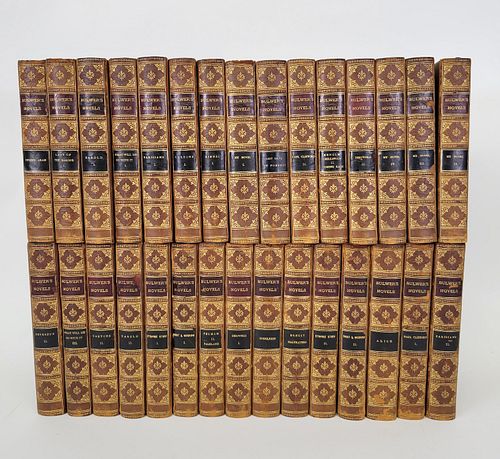 SET OF 30 LEATHERBOUND BOOKS: THE