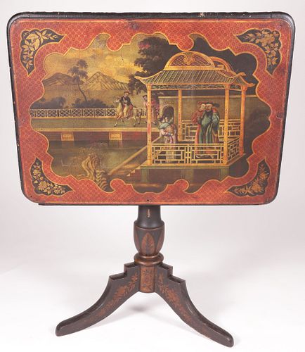 CHINOISERIE TILT TOP DECORATED 37ba8a