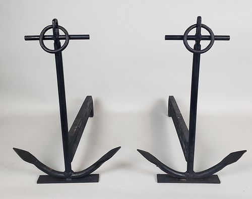 PAIR OF VINTAGE FIGURAL CAST IRON