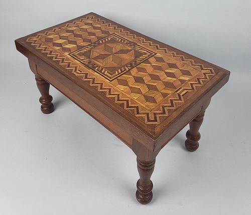 VINTAGE MULTI WOOD PARQUETRY INLAID 37bb34