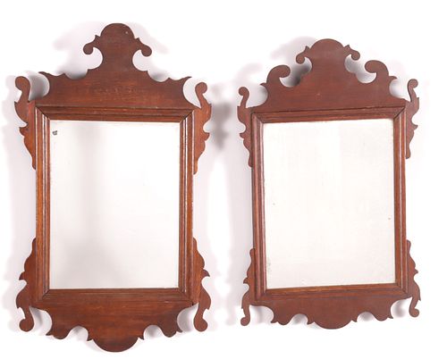 PAIR OF AMERICAN CHIPPENDALE MAHOGANY