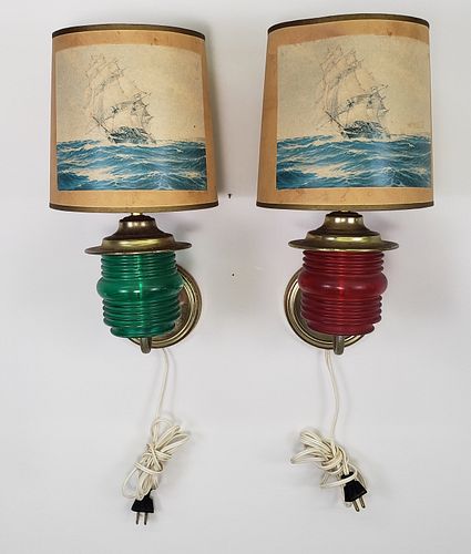PAIR OF VINTAGE PORT AND STARBOARD
