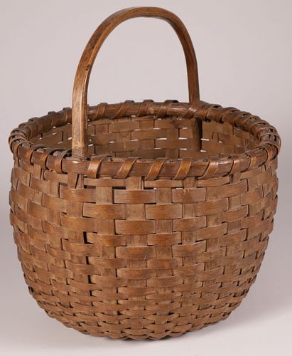 AMERICAN SPLINT WOVEN HARVEST BASKET,