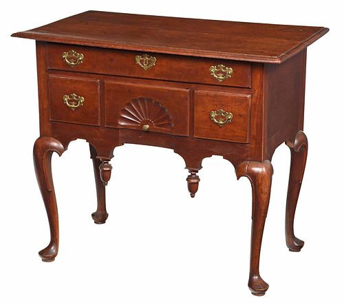 CONNECTICUT QUEEN ANNE CARVED CHERRY 37bc0f