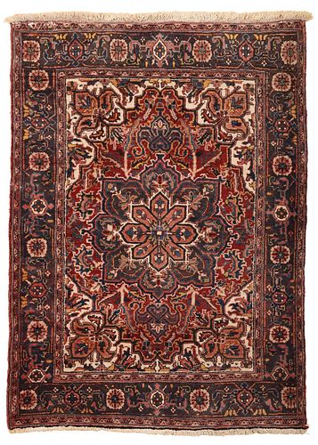 HERIZ RUG20th century floral central 37bc18