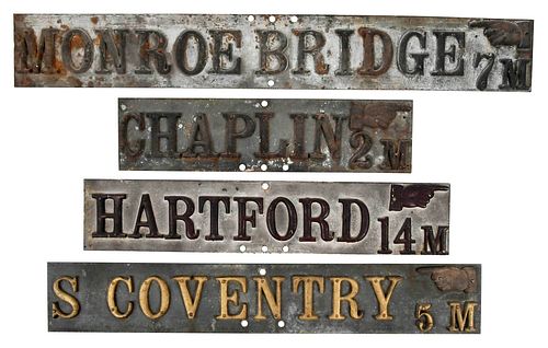 15 VINTAGE METAL STREET SIGNSNew