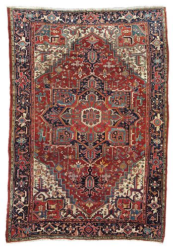 HERIZ CARPETPersian mid 20th century  37bc2f