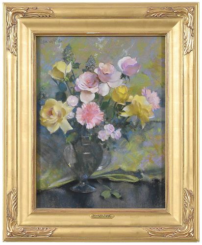 LAURA COOMBS HILLS American 1859 1952 Roses 37bc7d