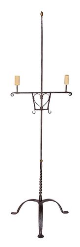 WROUGHT IRON AND BRASS ADJUSTABLE 37bcb8