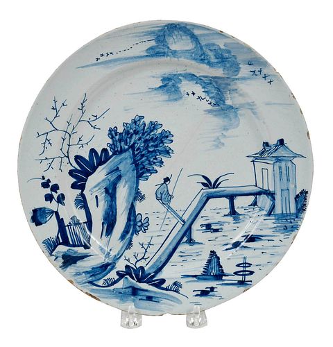 ENGLISH DELFTWARE BLUE AND WHITE