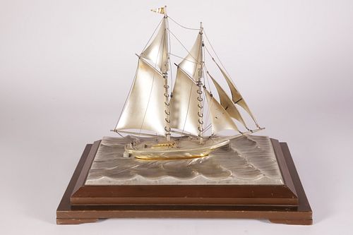 STERLING SILVER SAILING YACHT MODELSterling