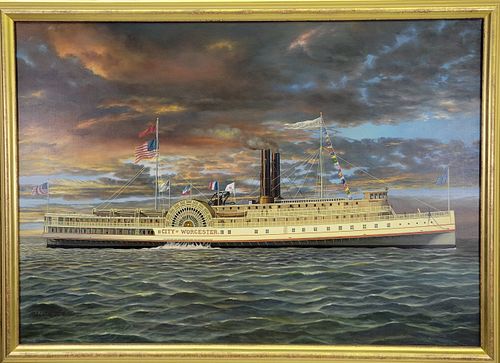 EXCEPTIONAL ALBERT S NEMETHY PAINTING 37bd91