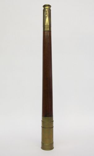 MAHOGANY AND BRASS SINGLE DRAW 37bda6