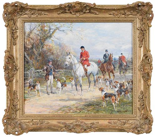 HEYWOOD HARDY British 1842 1933 Setting 37be9e