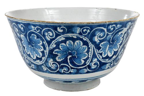 AN ENGLISH DELFTWARE BLUE AND WHITE 37beda