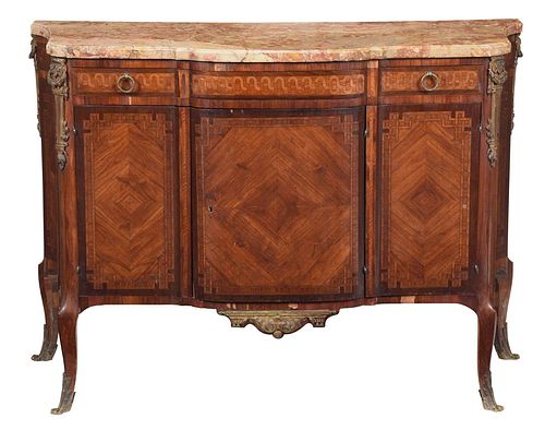 LOUIS XVI STYLE MARBLE TOP BRONZE 37bf49