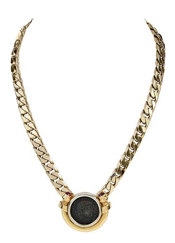 ORLANDA OLSEN GOLD NECKLACE WITH 37bf97
